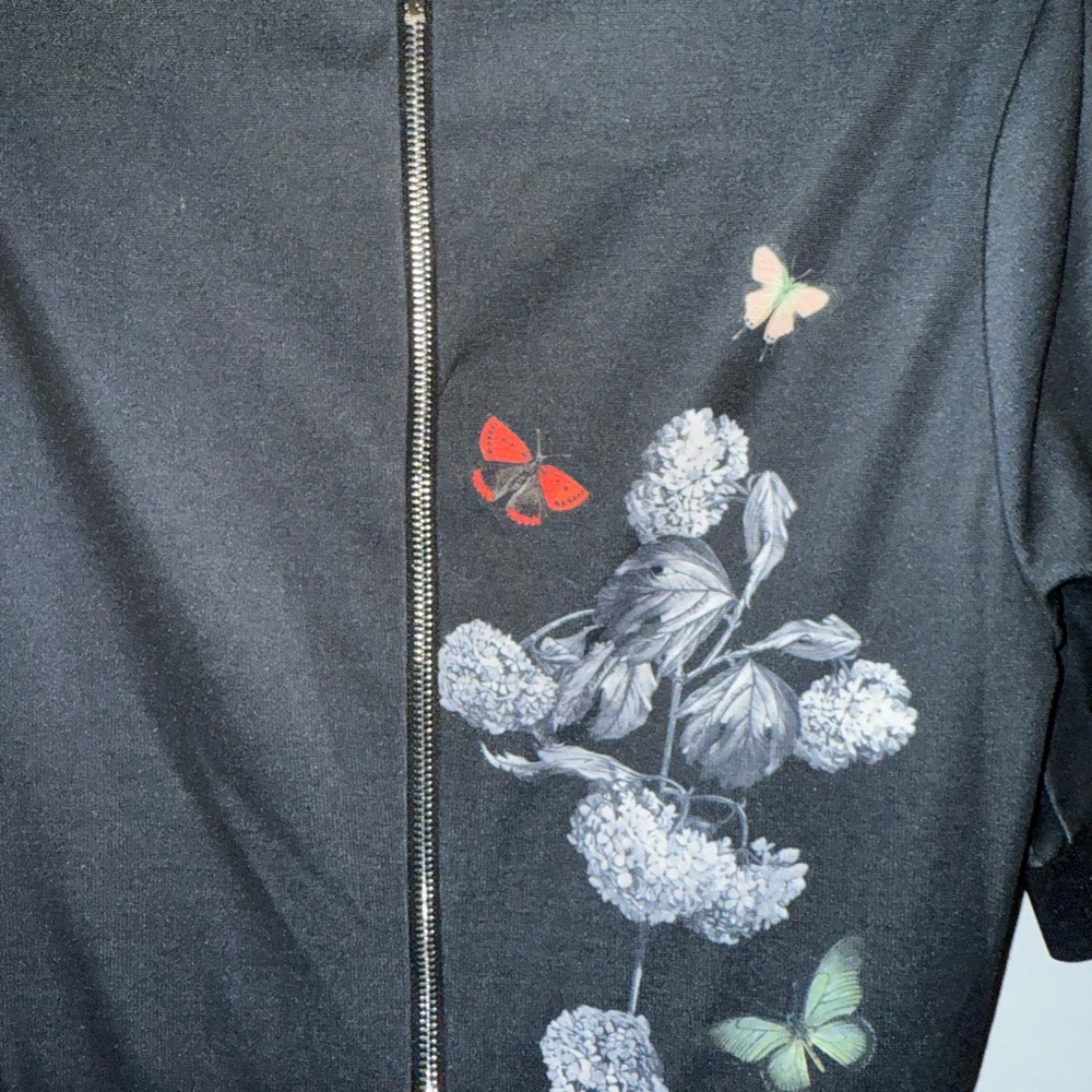 Ted Baker Black Dress with Floral and Butterfly Design - Picture 10 of 14